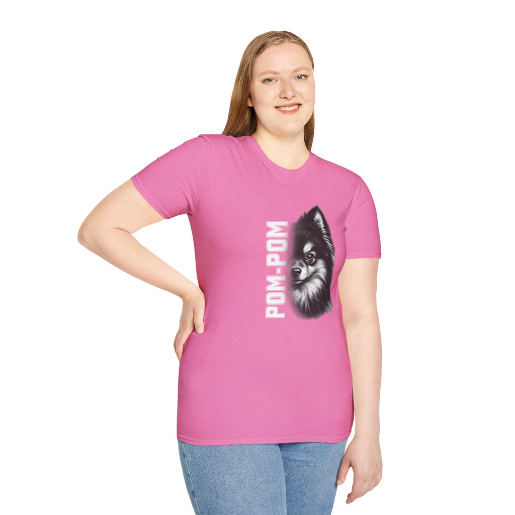 Pomeranian On Duty - Supersoft Unisex T-shirt
