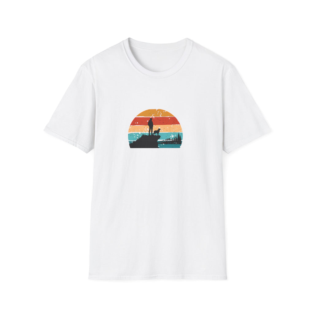 The Best View Comes With a Dog –  Supersoft Unisex T-Shirt