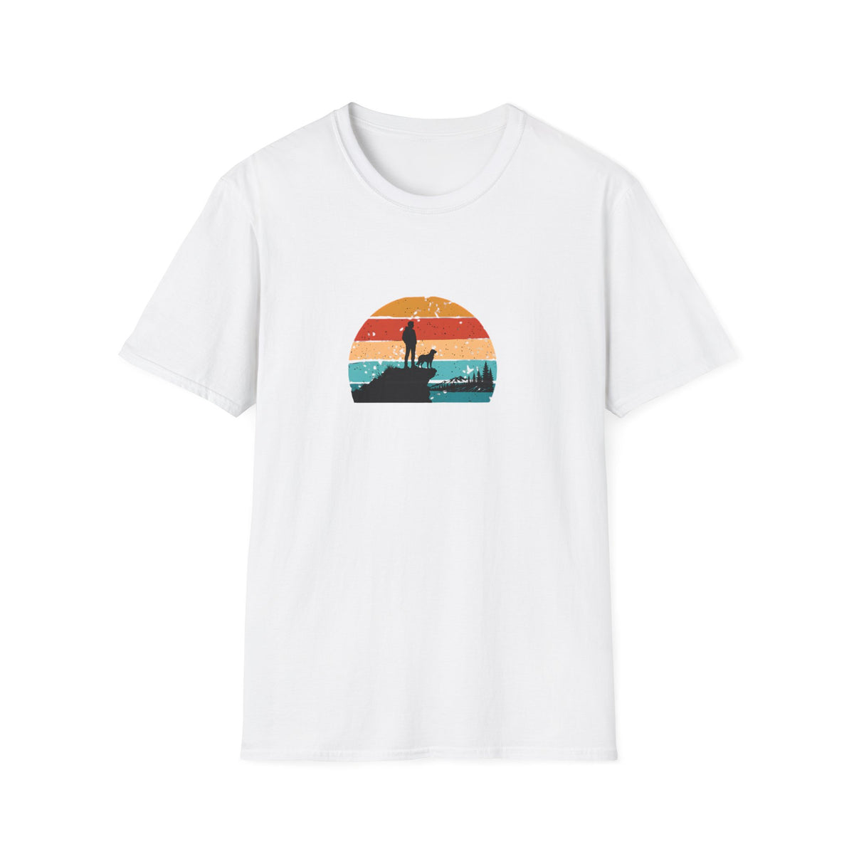 The Best View Comes With a Dog –  Supersoft Unisex T-Shirt