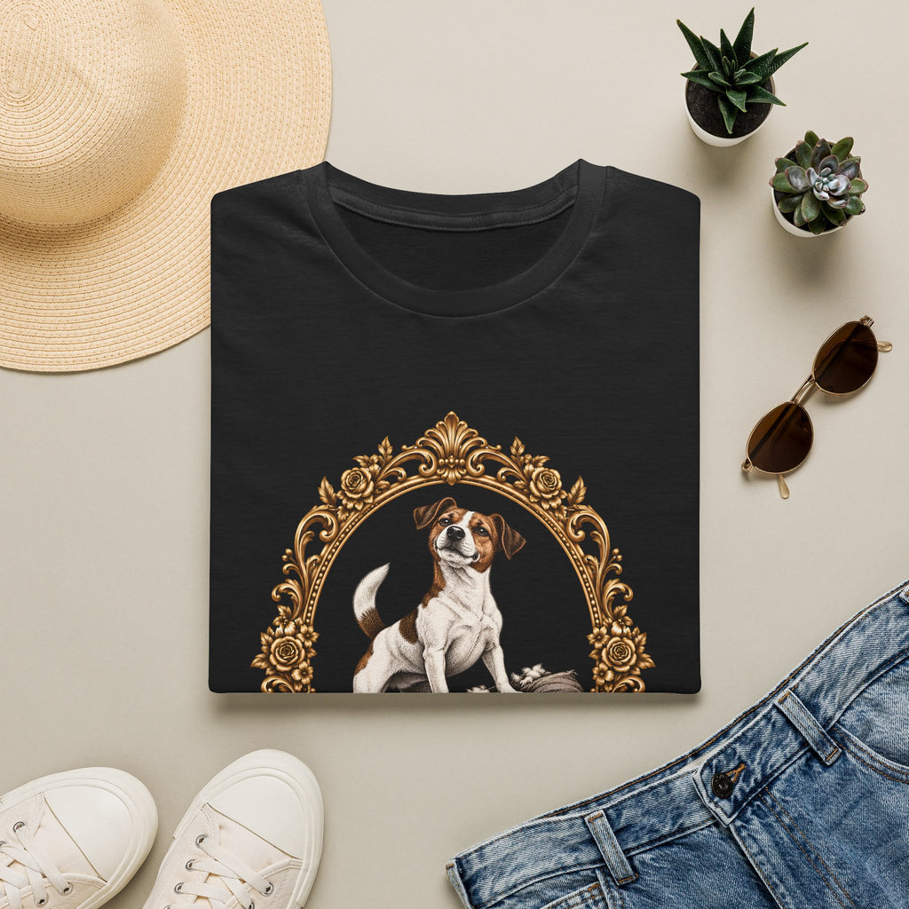 Sir Jack of the Shredded Cushion – Jack Russell - Supersoft Unisex T-shirt