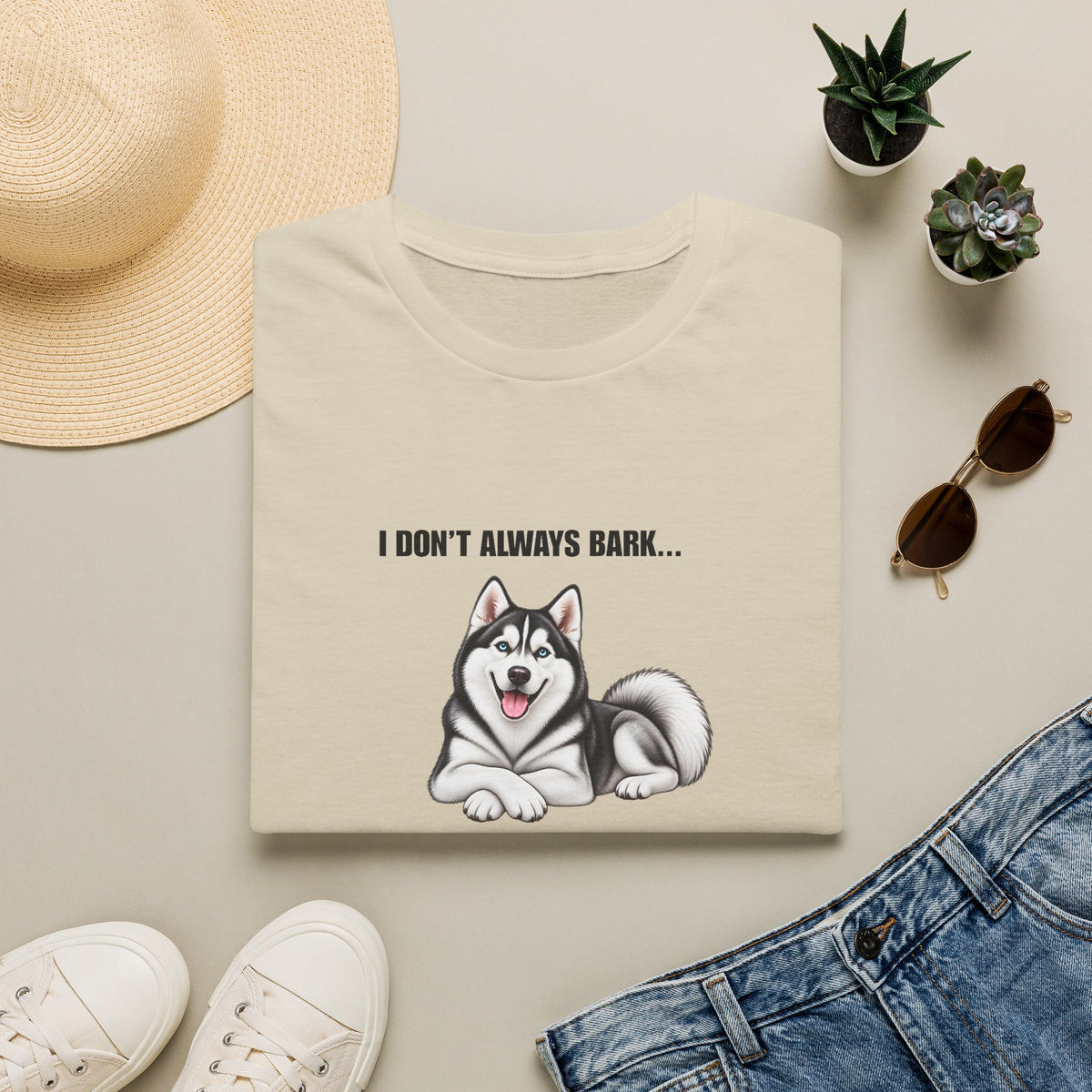 I Don’t Always Bark…But When I Do, Everyone Knows - Siberian Husky Supersoft Unisex T-Shirt