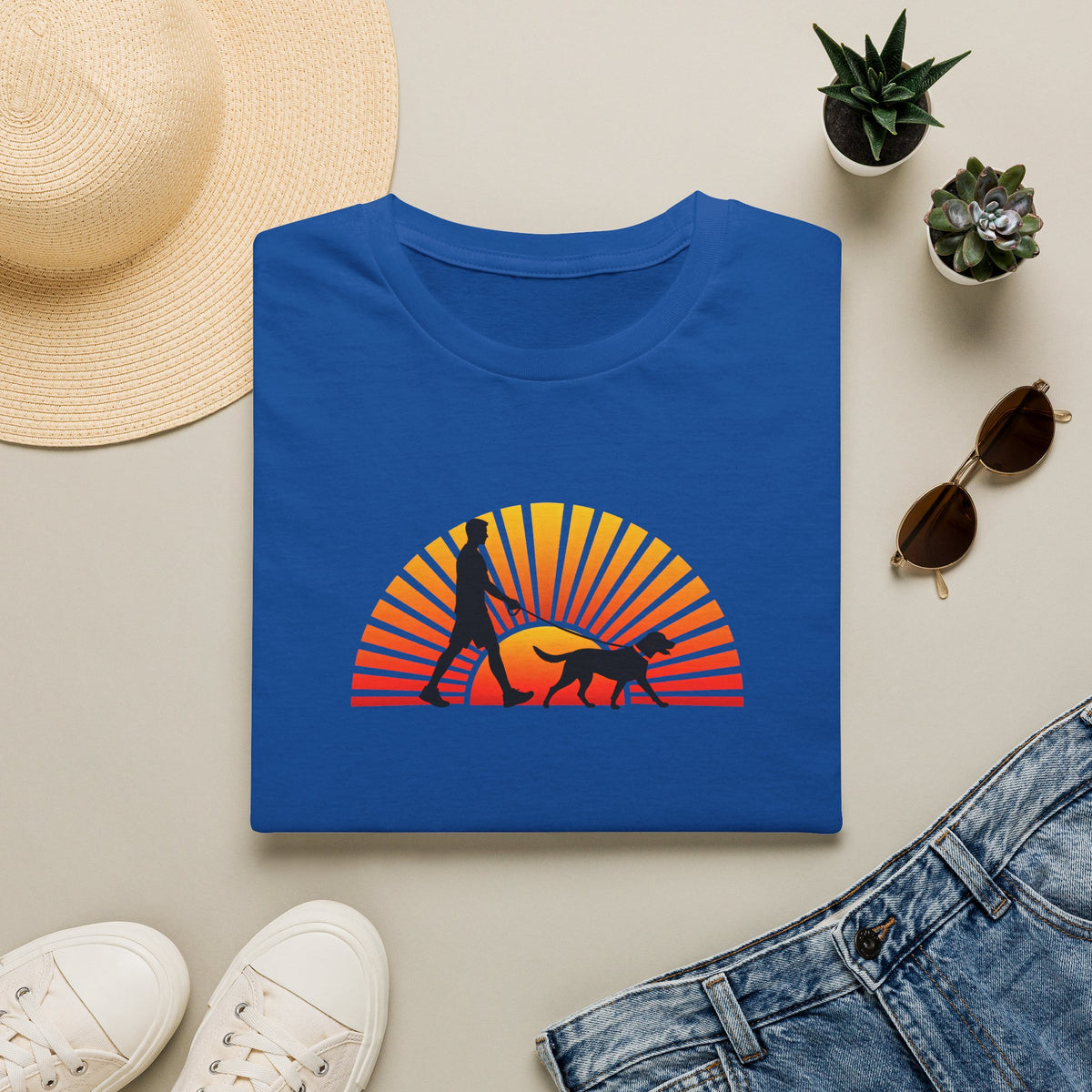 Walkies...Powered by the Dog –  Supersoft Unisex T-Shirt