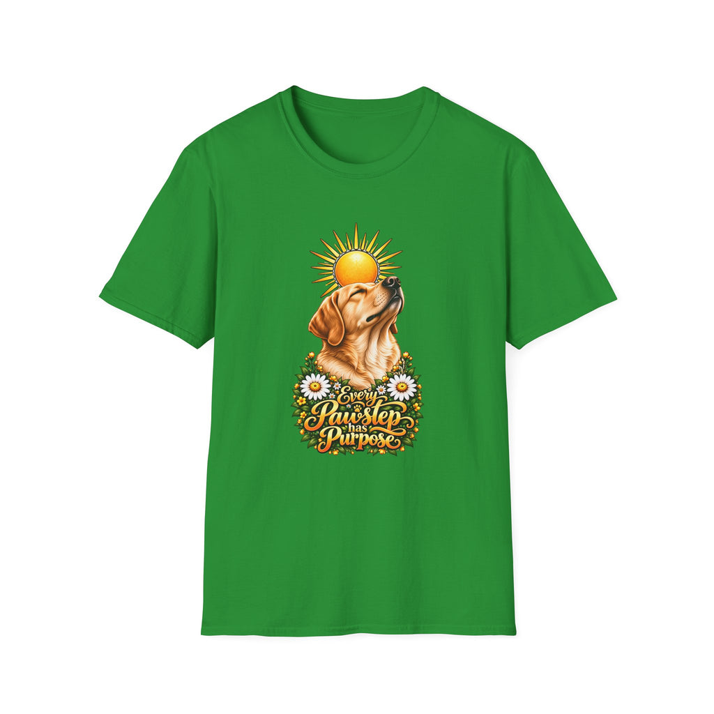 Every Pawstep Has Purpose - Labrador - Supersoft Unisex T-shirt