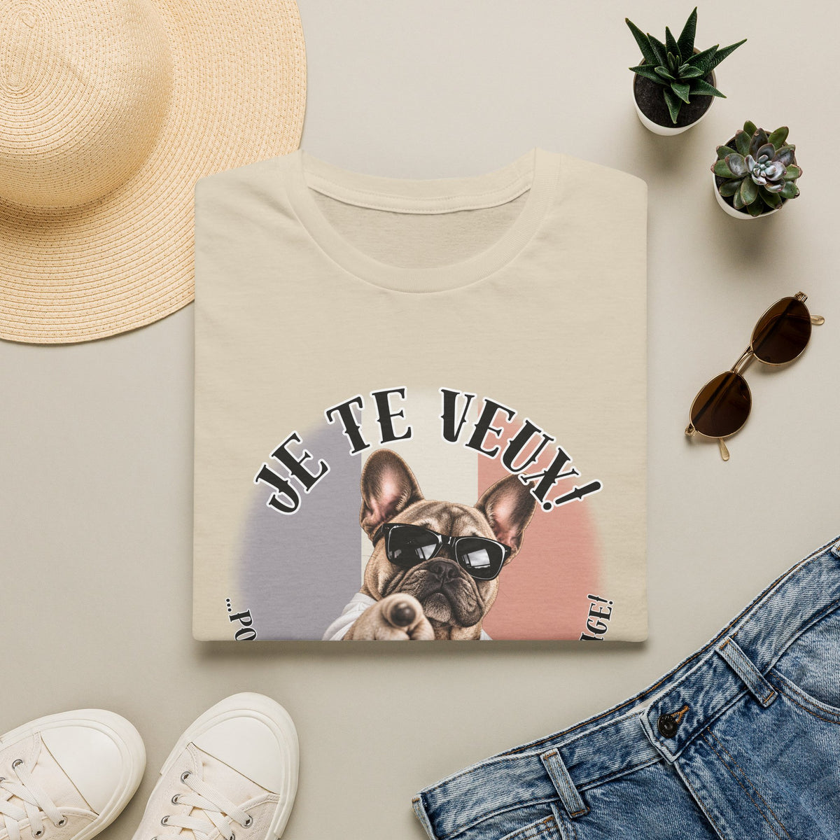 I WANT YOU!...To Pay the Cheese Tax! – French Bulldog - Supersoft Unisex T-shirt
