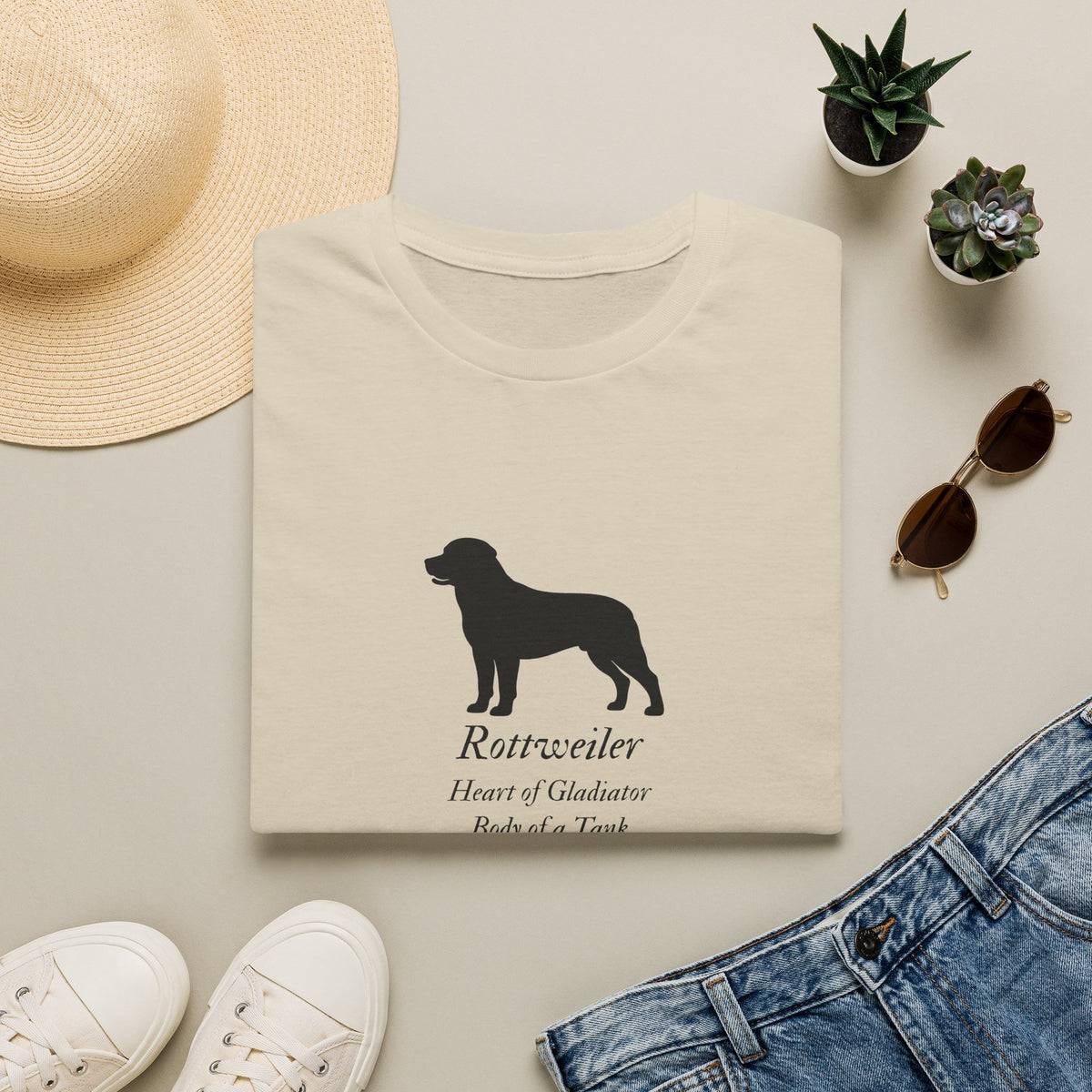 Heart of a Lion - Rottweiler – Supersoft Unisex T-Shirt