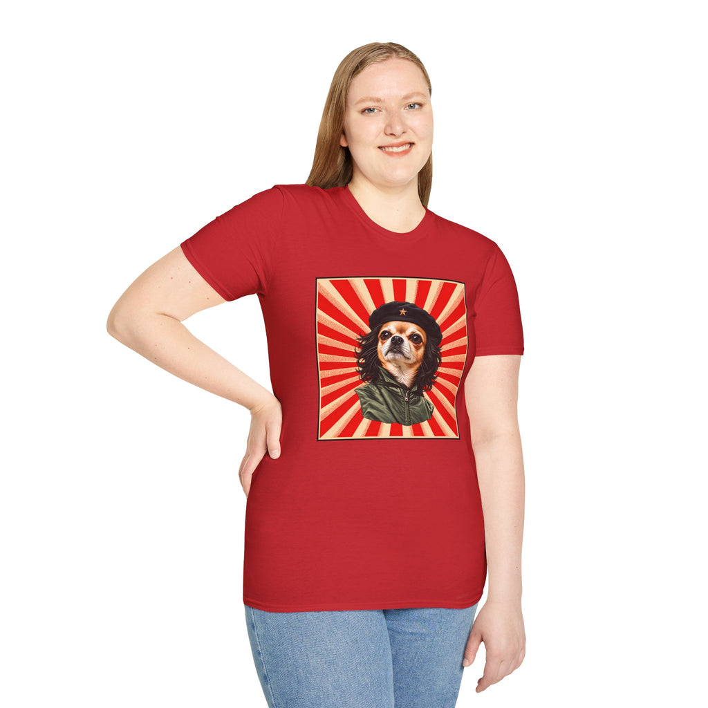 Chih Guevara – The Pawvolution Begins! - Supersoft Unisex T-shirt