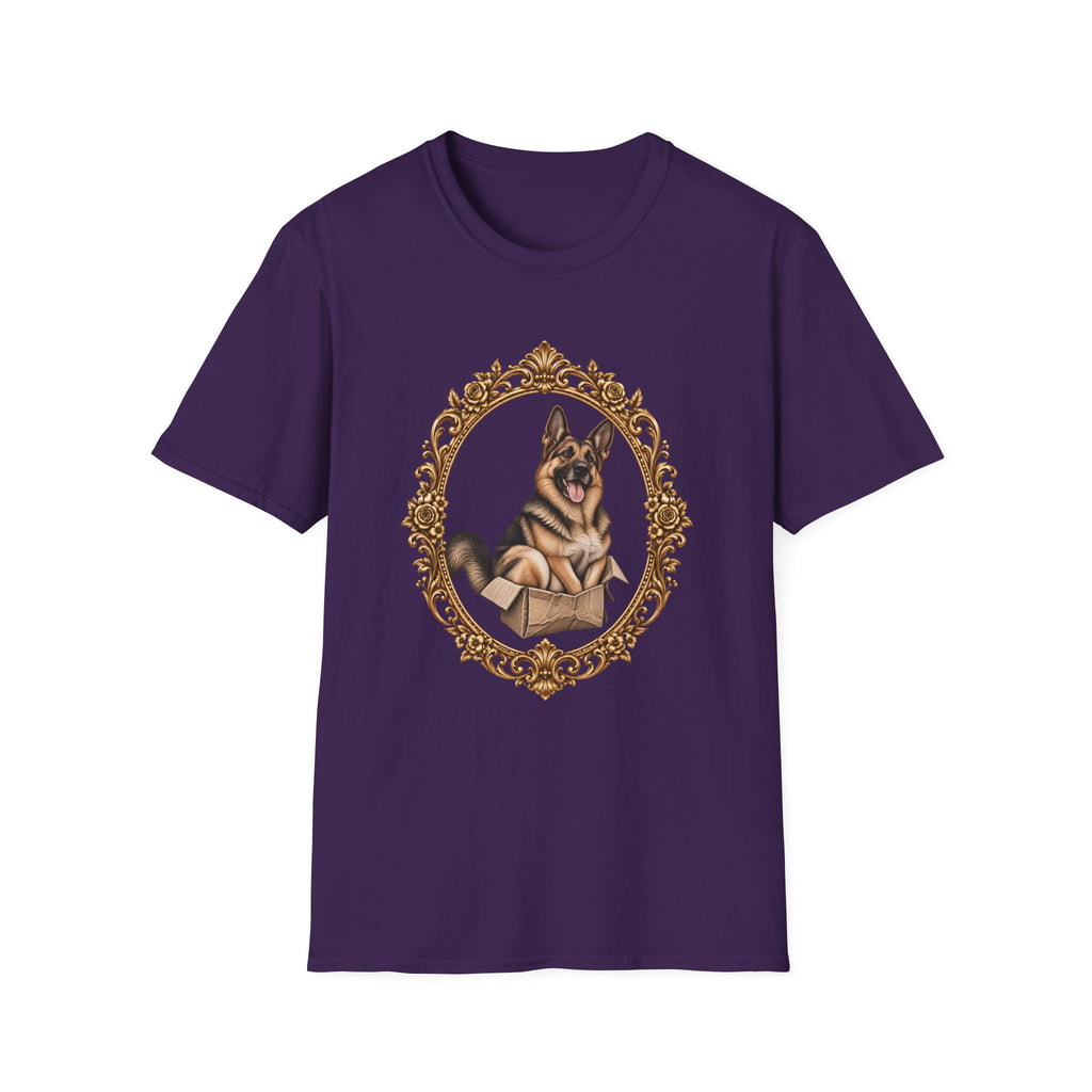Lord Boxington of the Cardboard Castle – German Shepherd - Supersoft Unisex T-shirt