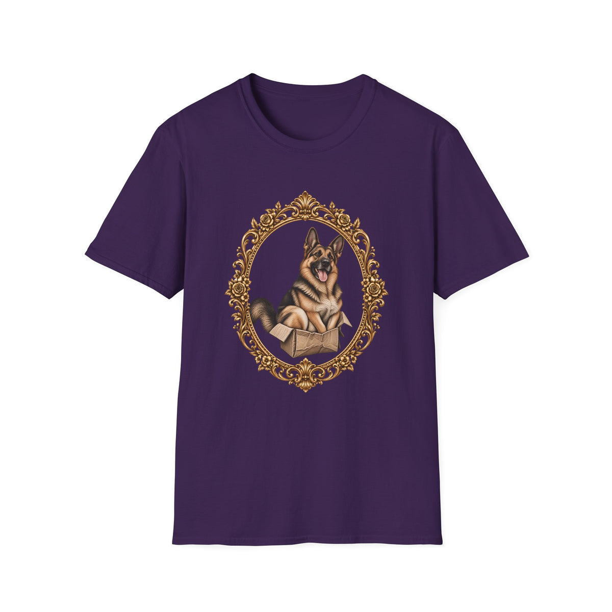 Lord Boxington of the Cardboard Castle – German Shepherd - Supersoft Unisex T-shirt