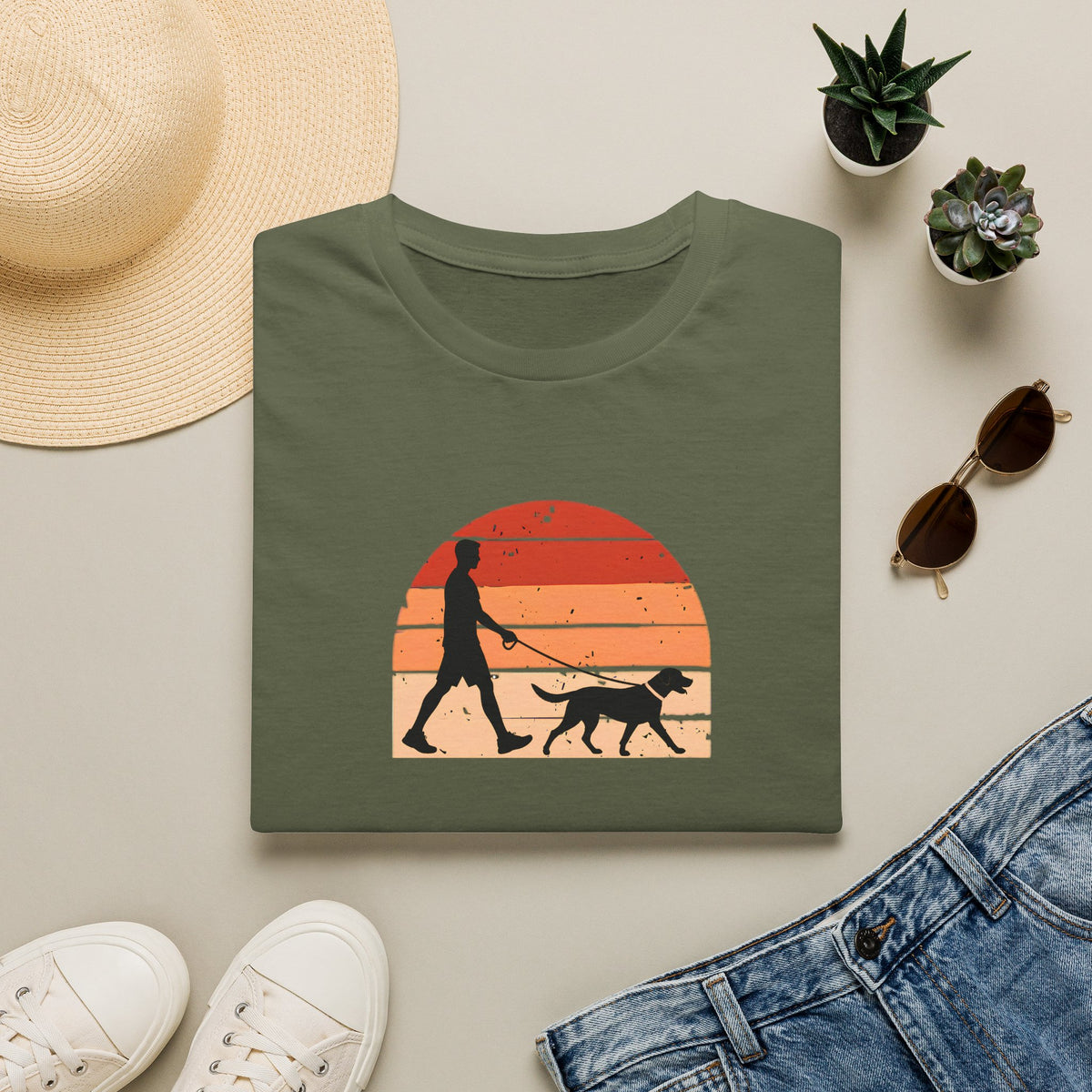 Walkies...Dog in Charge–  Supersoft Unisex T-Shirt