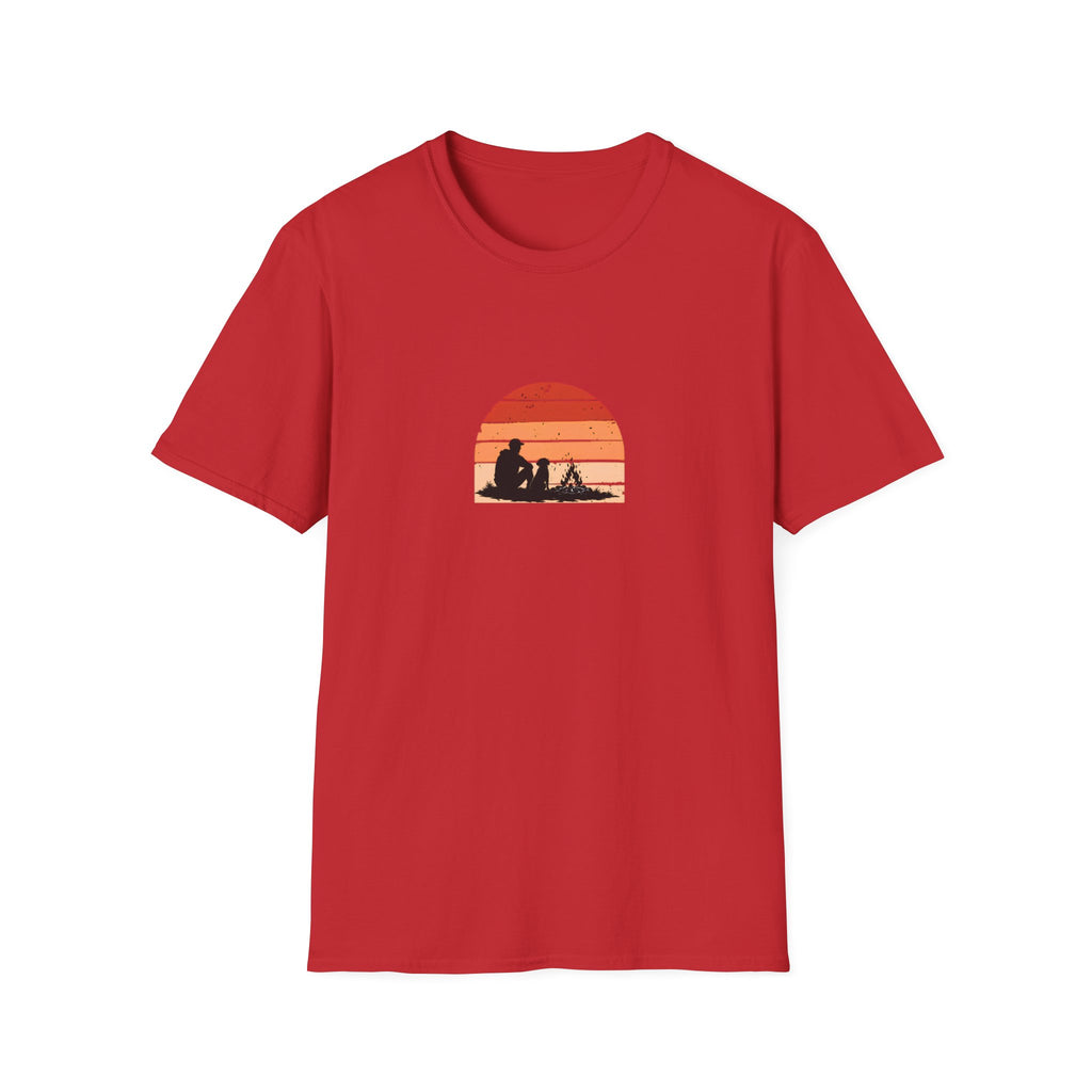 Campfire, Dog & Absolutely Nowhere Else to Be –  Supersoft Unisex T-Shirt