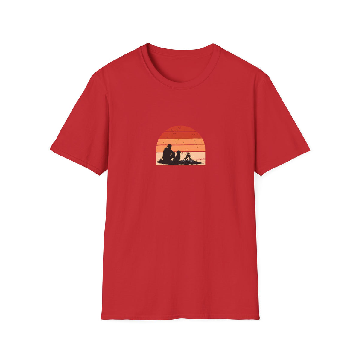 Campfire, Dog & Absolutely Nowhere Else to Be –  Supersoft Unisex T-Shirt