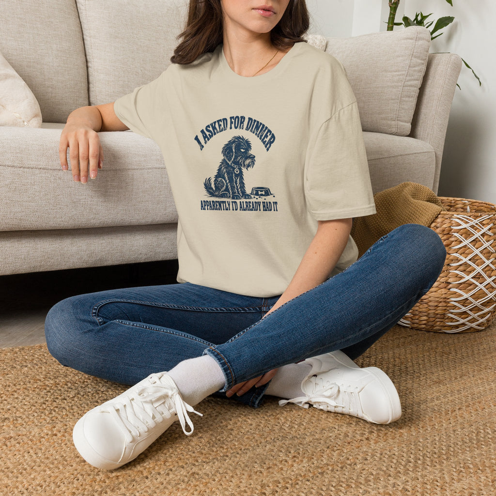 Grumpy Dog - I Asked For Dinner — Supersoft Unisex T-Shirt