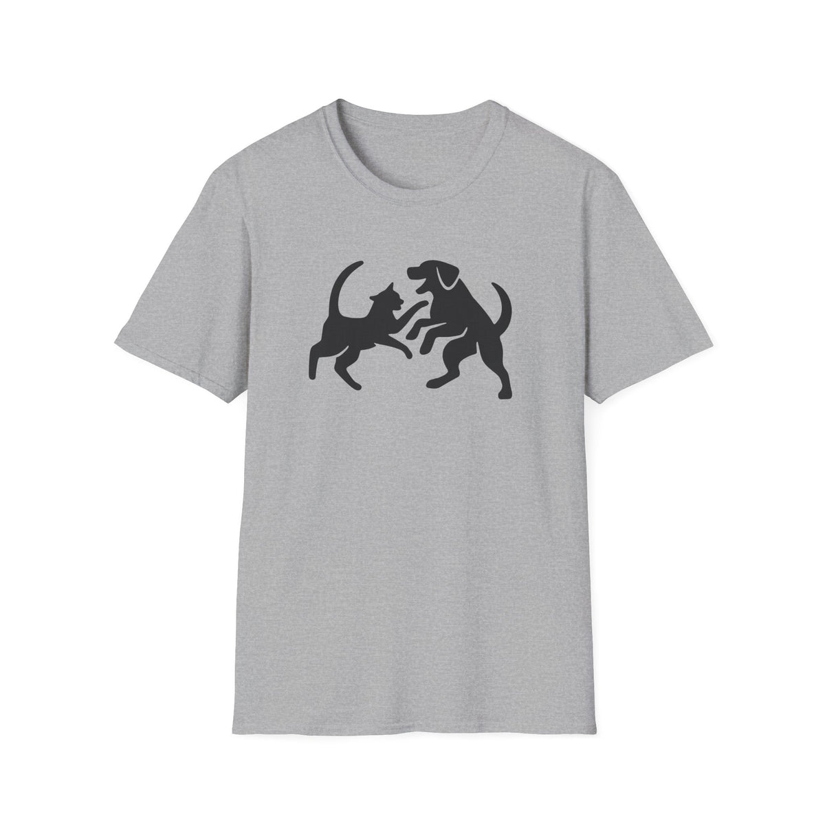 Cat and Dog  –  Supersoft Unisex T-Shirt
