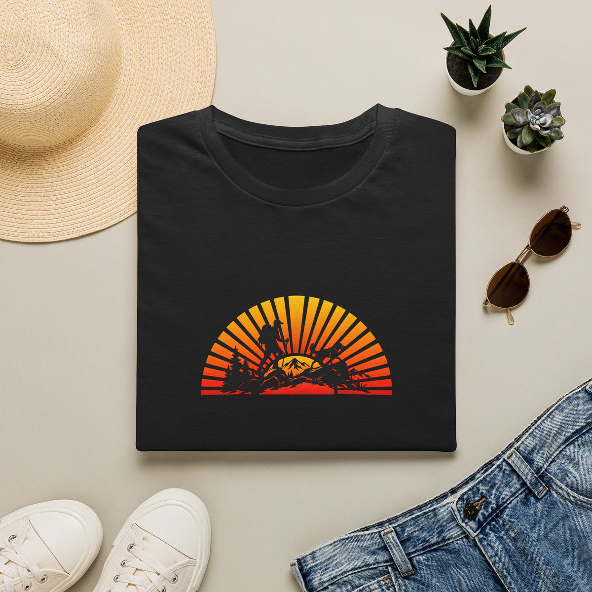 Take the Trail, Bring the Dog –  Supersoft Unisex T-Shirt