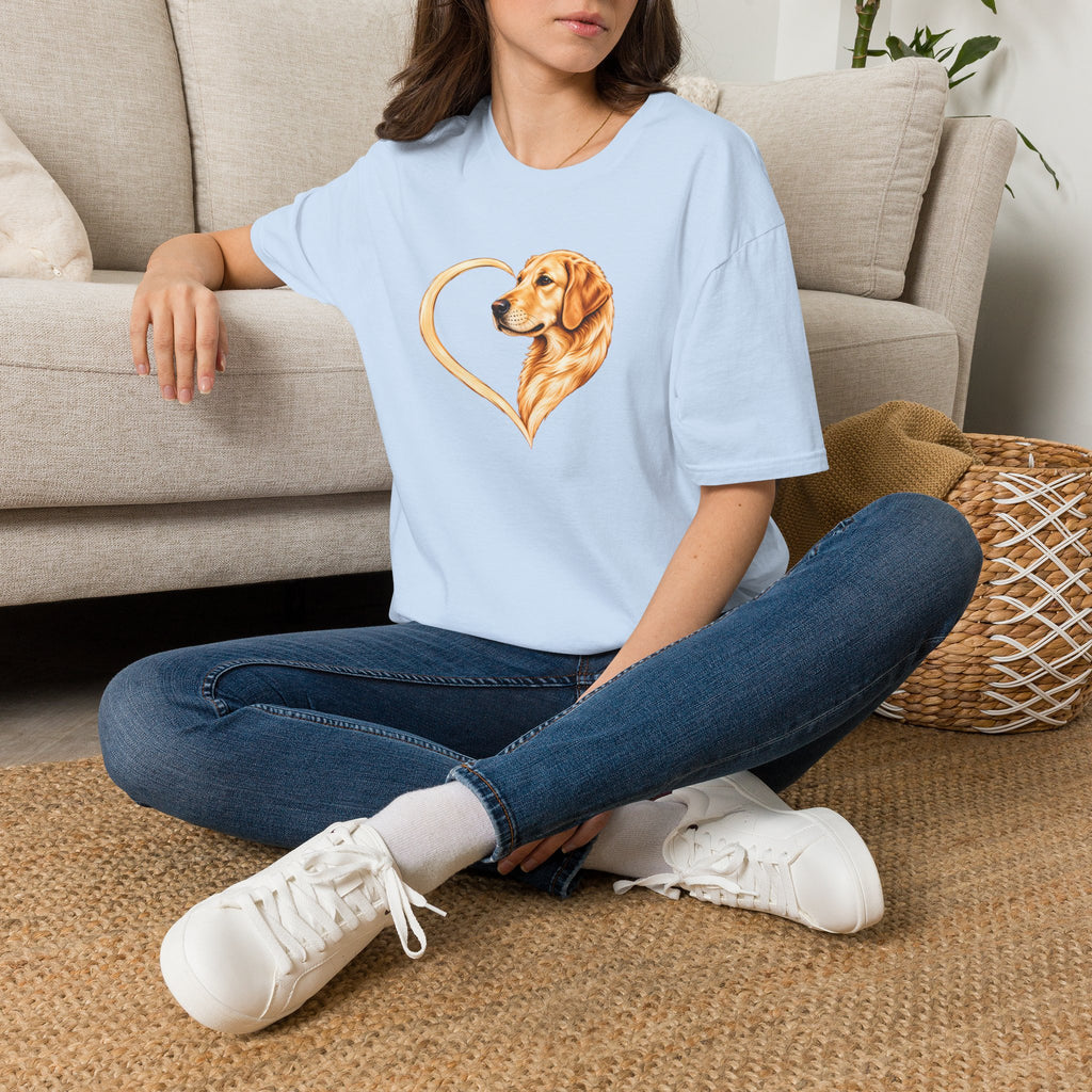 A Heart of Gold - Golden Retriever - Supersoft Unisex T-shirt