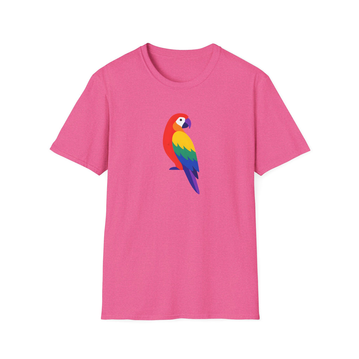 Colorful Parrot Pop Art –  Supersoft Unisex T-Shirt