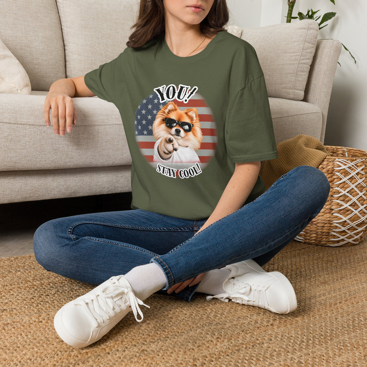 YOU!...Stay Cool! – Pomeranian - Supersoft Unisex T-shirt