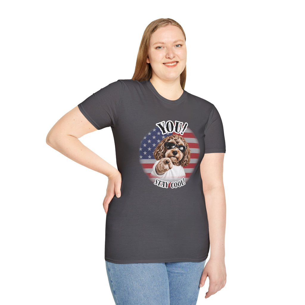 YOU!...Stay Cool! – Cockapoo - Supersoft Unisex T-shirt
