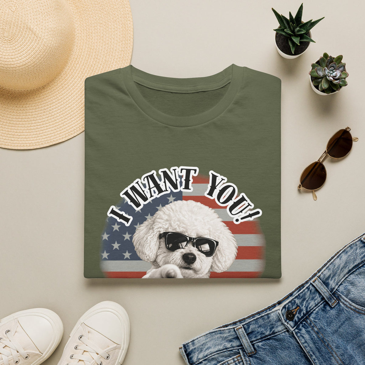 I WANT YOU!...To Pay the Cheese Tax! – Bichon Frise - Supersoft Unisex T-shirt
