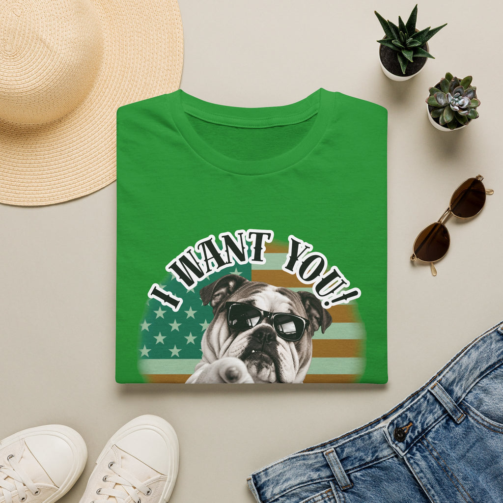I WANT YOU!...To Drop The Sausage! – British Bulldog - Supersoft Unisex T-shirt