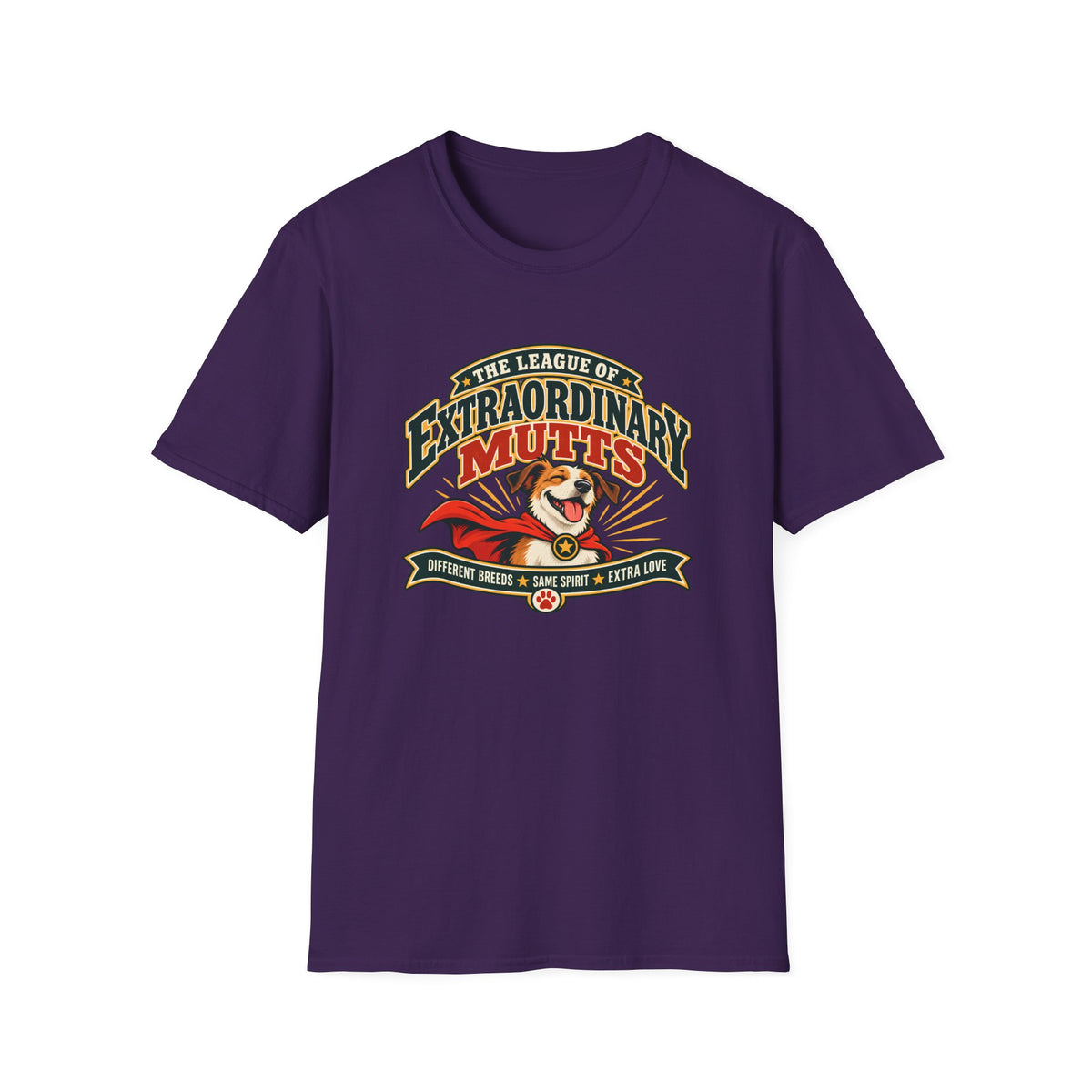 The League of Extraordinary Mutts - Supersoft Unisex T-shirt