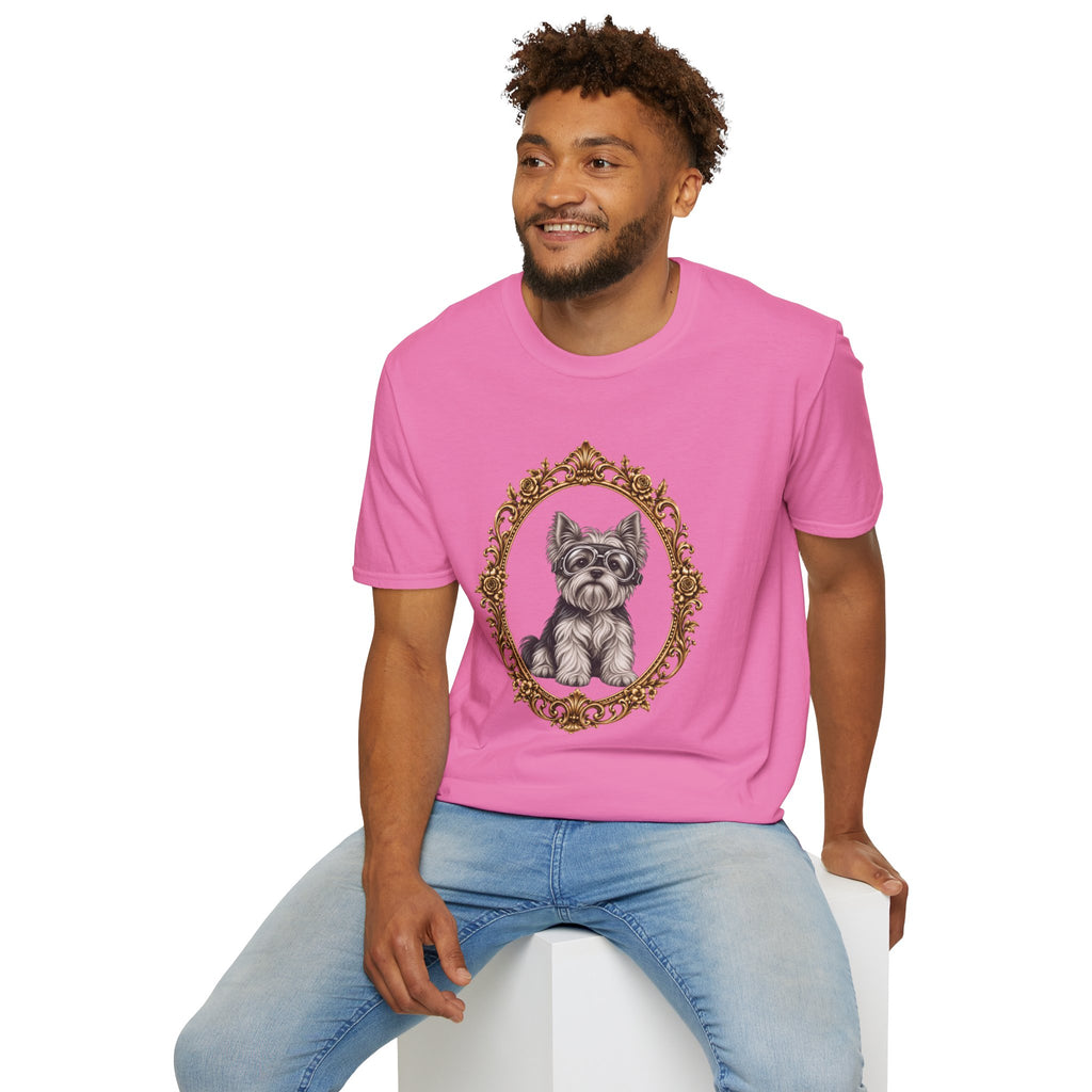 The Flying Yorkie – Yorkshire Terrier - Supersoft Unisex T-shirt