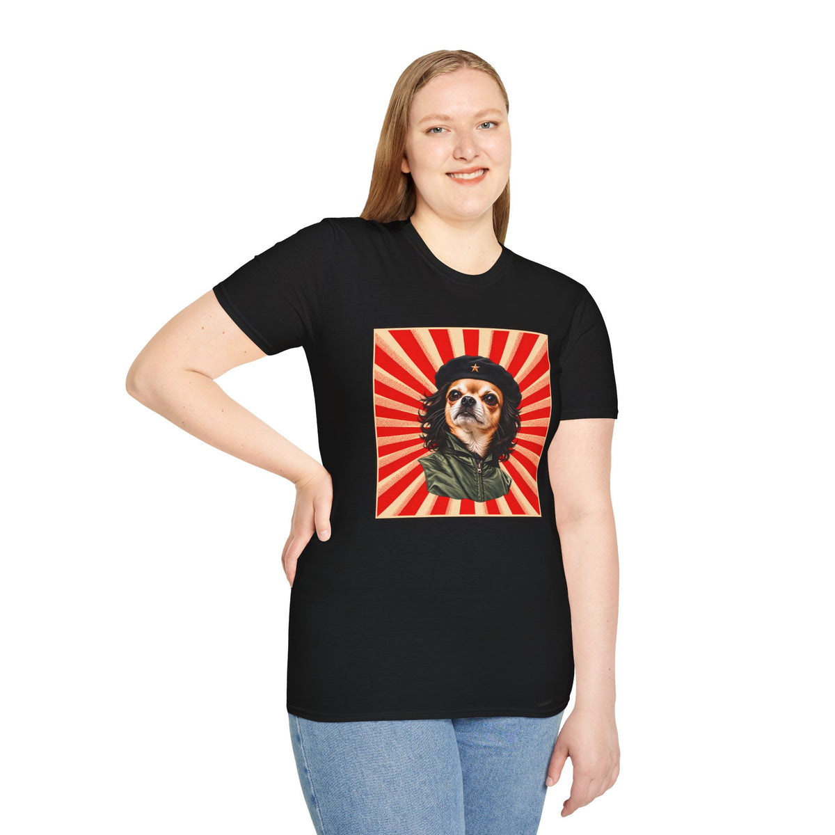 Chih Guevara – The Pawvolution Begins! - Supersoft Unisex T-shirt