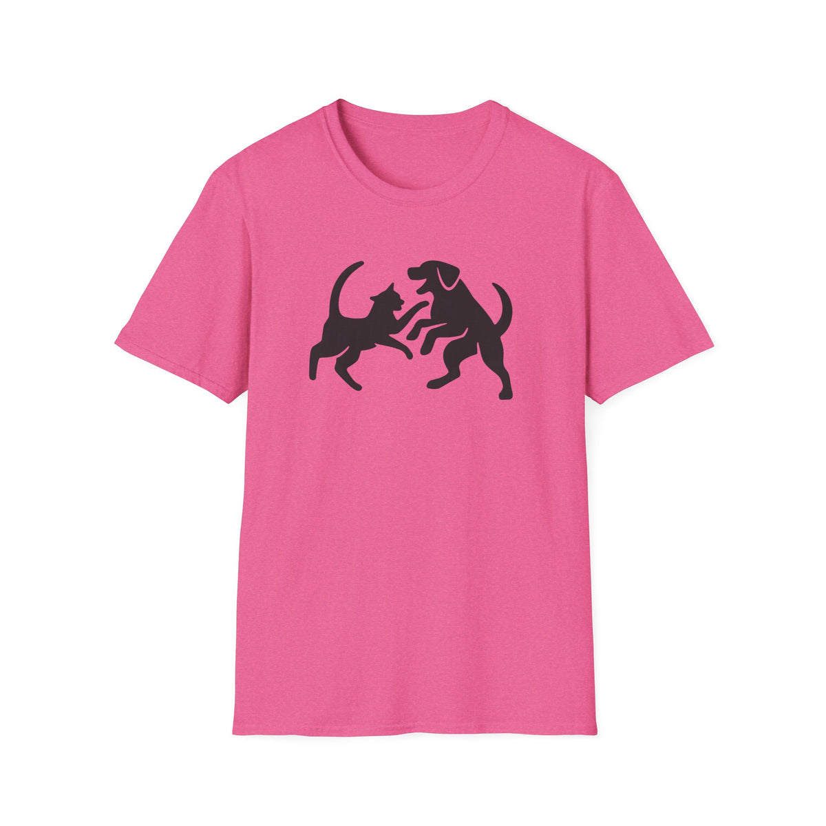 Cat and Dog  –  Supersoft Unisex T-Shirt