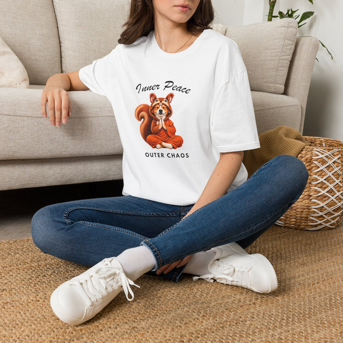 Good Boy's Guide to Enlightenment – Inner Peace, Outer Chaos –  Supersoft Unisex T-Shirt