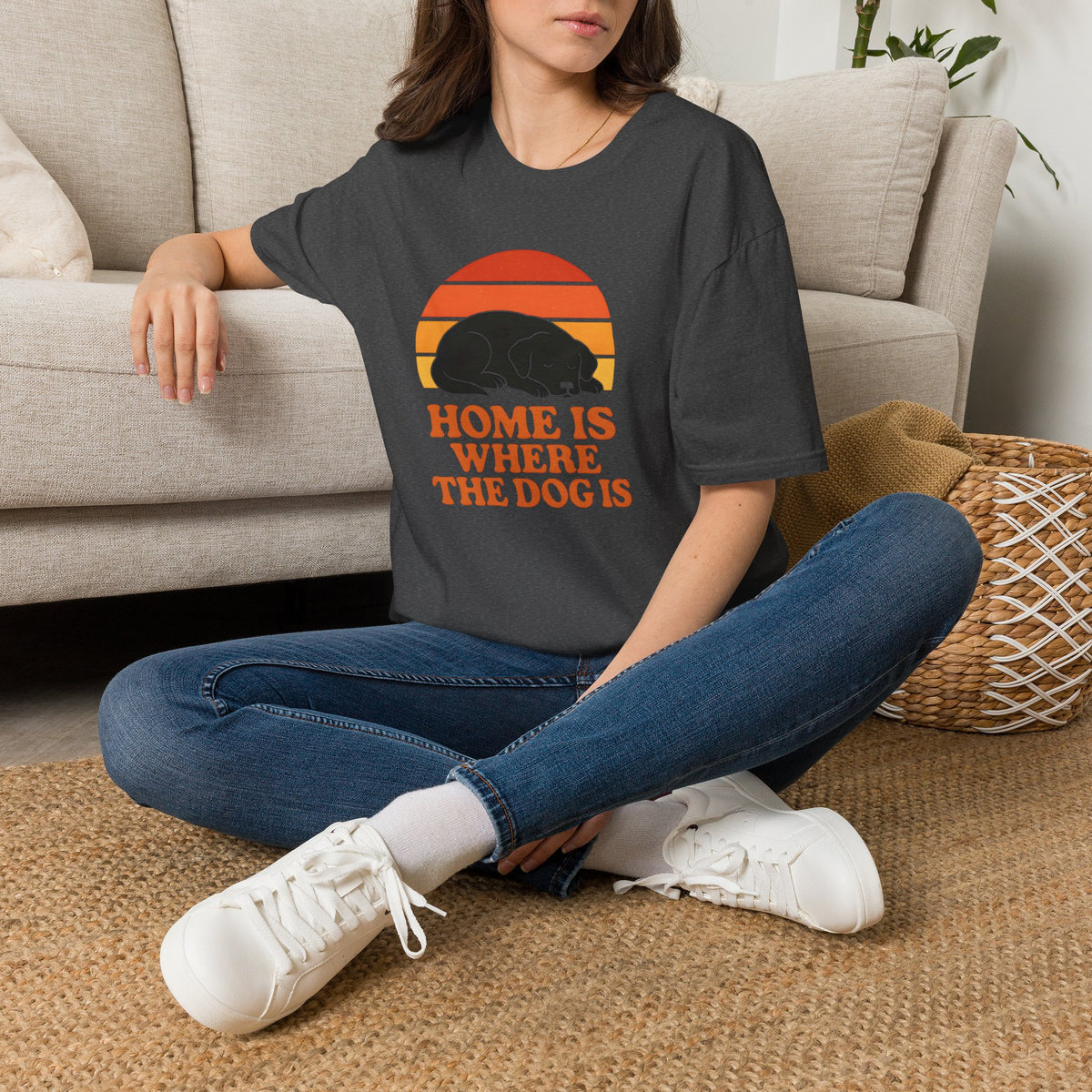 Home is Where the Dog Is –  Supersoft Unisex T-Shirt