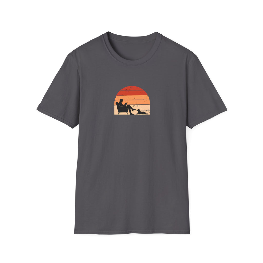 A Good Book & My Best Friend –  Supersoft Unisex T-Shirt