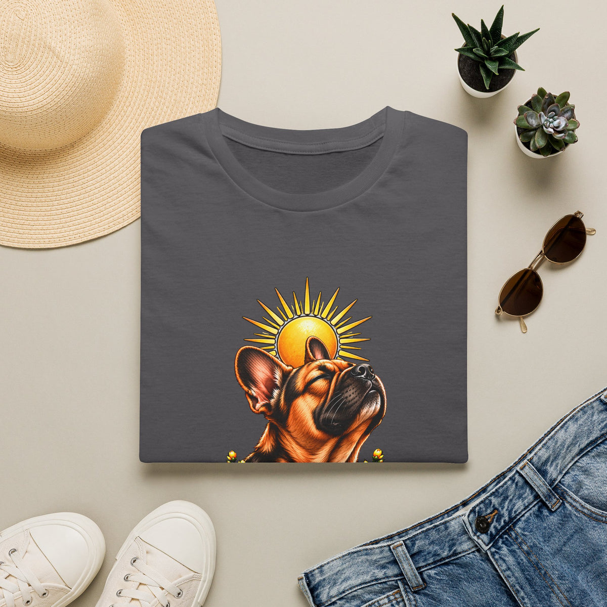 Higher Things Ahead - French Bulldog - Supersoft Unisex T-shirt