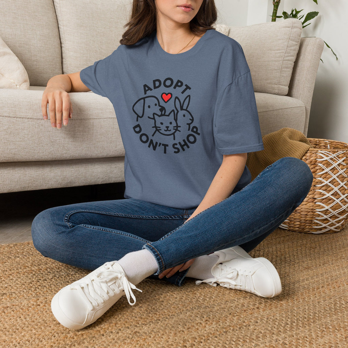 Adopt Don't Shop –  Supersoft Unisex T-Shirt