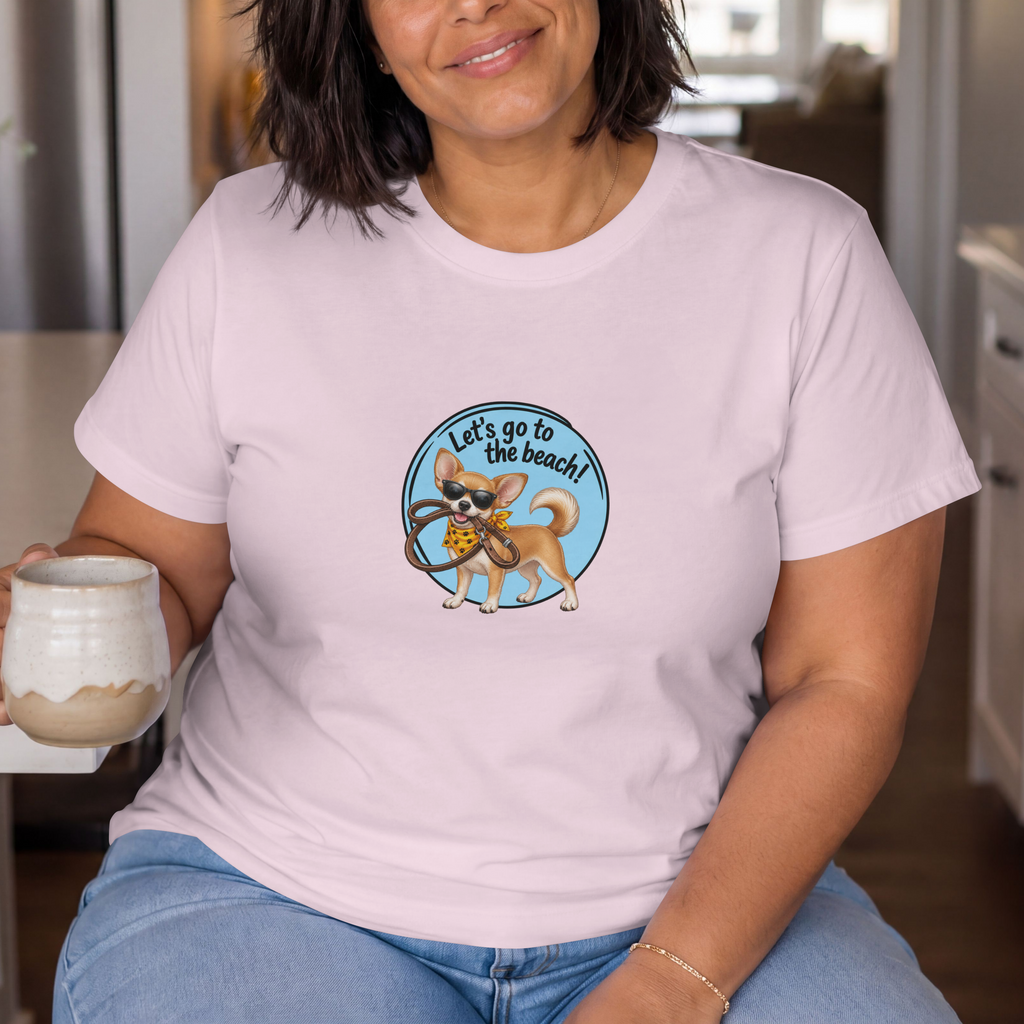 Let’s Go to the Beach! – Chihuahua Adventure Dog - Unisex T-Shirt