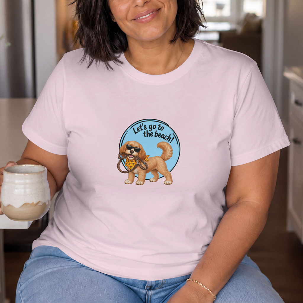 Let’s Go to the Beach! – Cockapoo Adventure Dog - Unisex T-Shirt