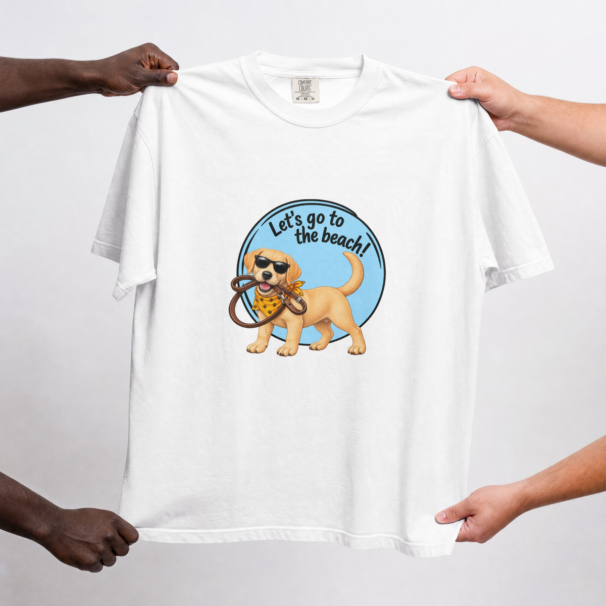 Let’s Go to the Beach! – Labrador Adventure Dog - Unisex T-Shirt