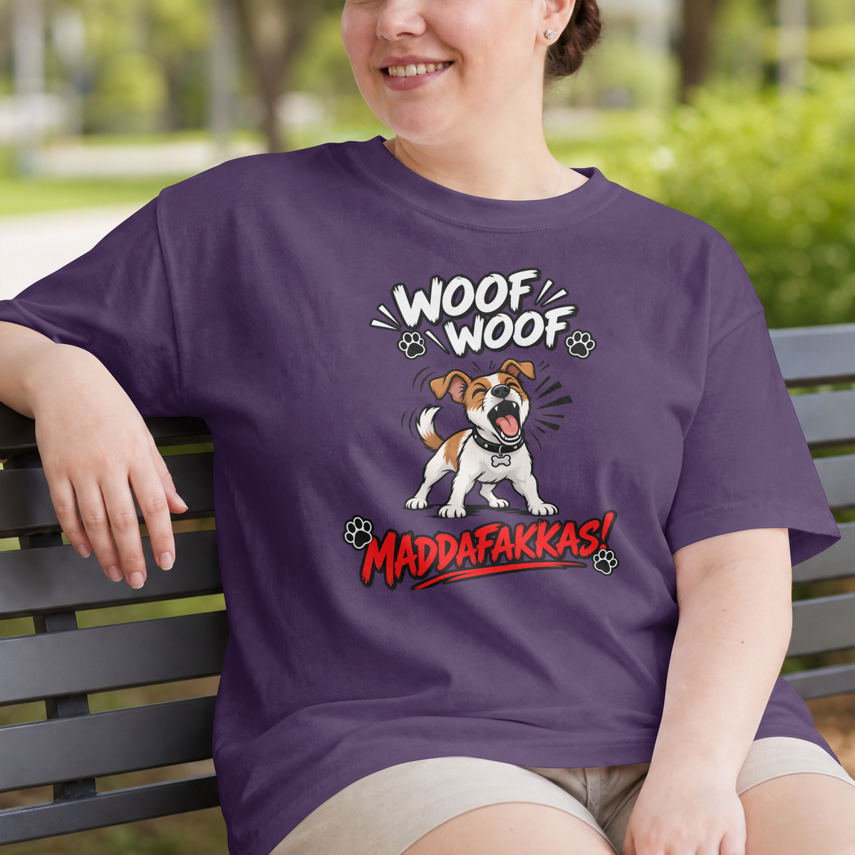 Woof Woof Maddafakkas! – Jack Russell with Attitude - Unisex T-Shirt