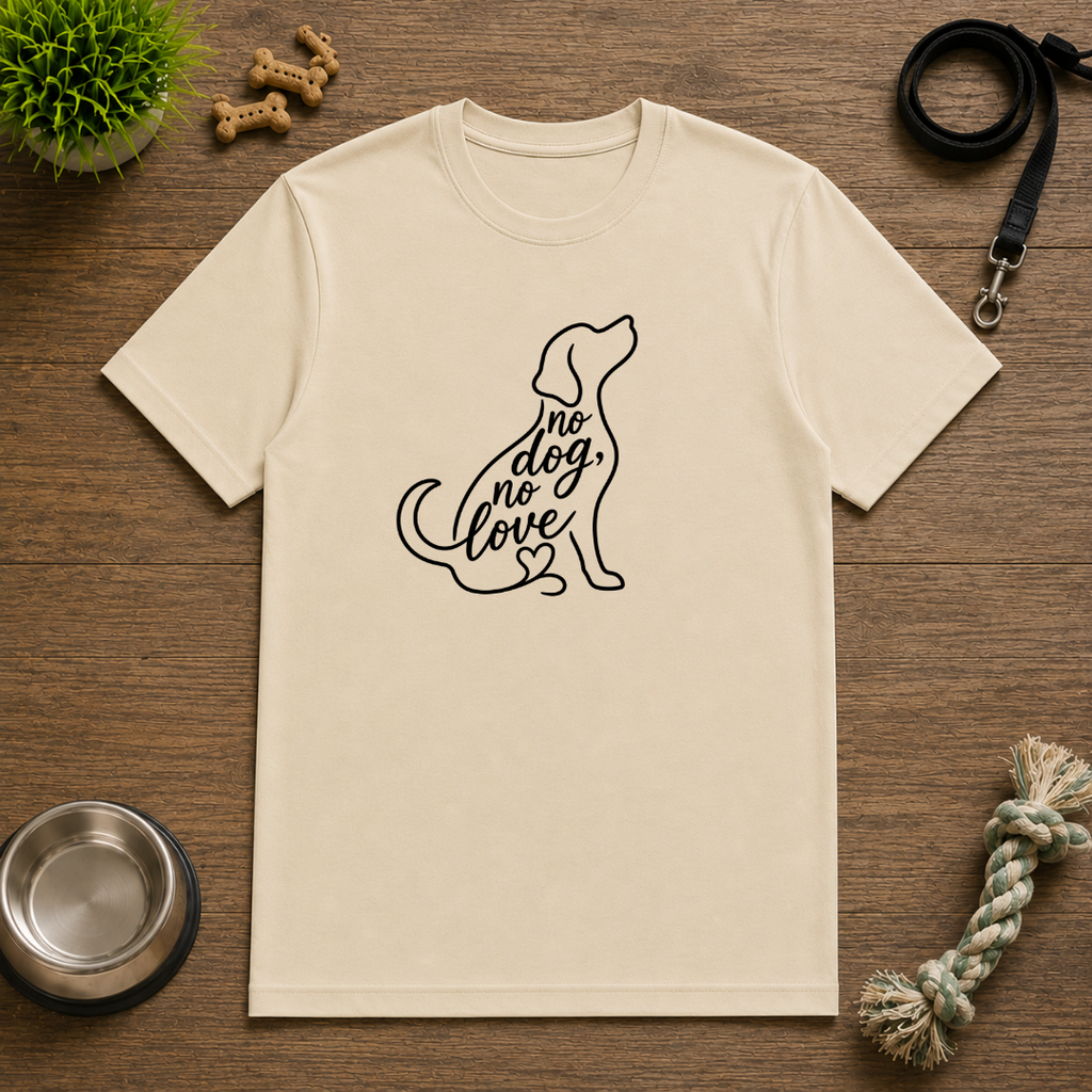 No Dog, No Love - Unisex T-Shirt
