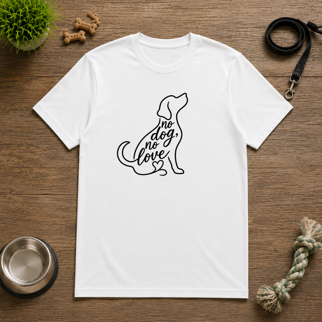 No Dog, No Love - Unisex T-Shirt
