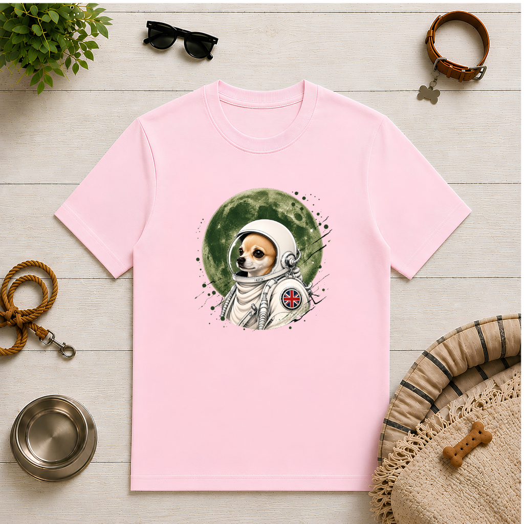 One Small Step for Dogkind – Chihuahua Astronaut T-Shirt