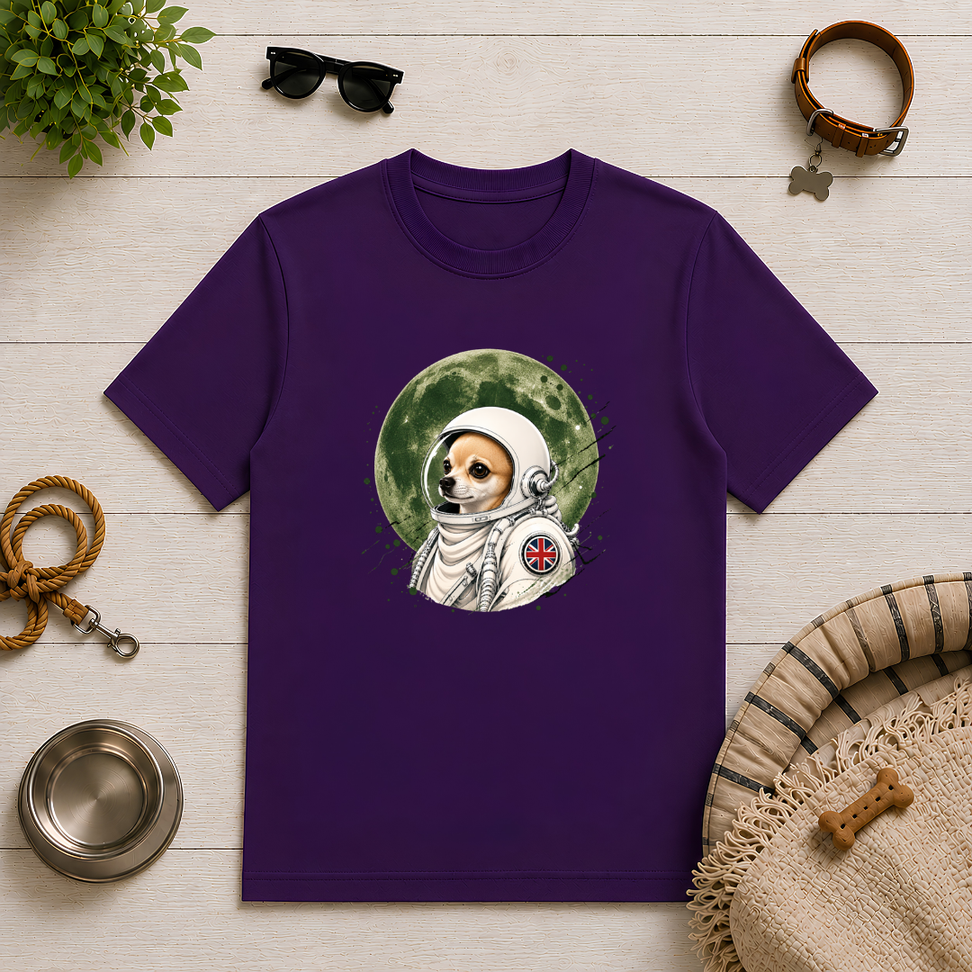 One Small Step for Dogkind – Chihuahua Astronaut T-Shirt
