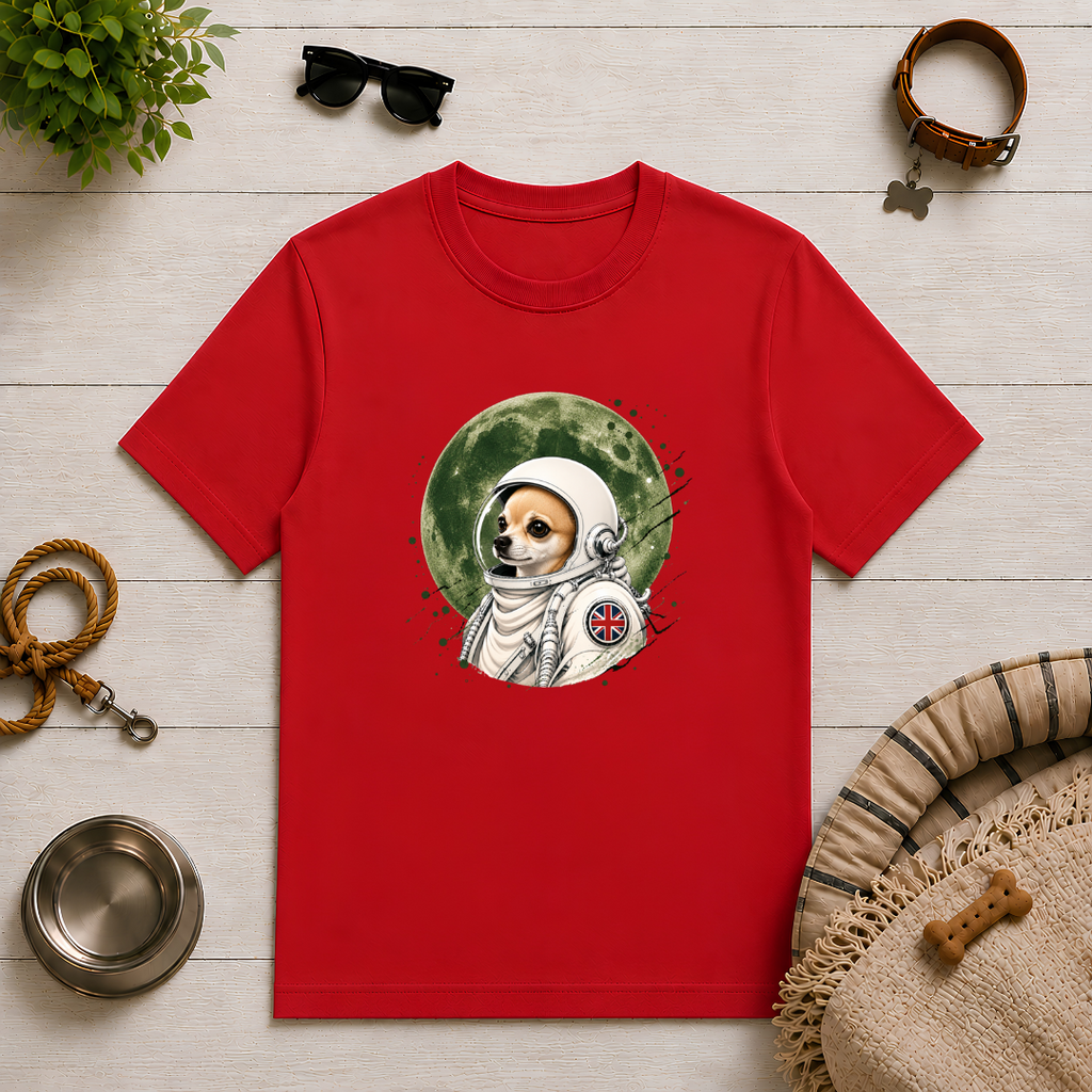 One Small Step for Dogkind – Chihuahua Astronaut T-Shirt