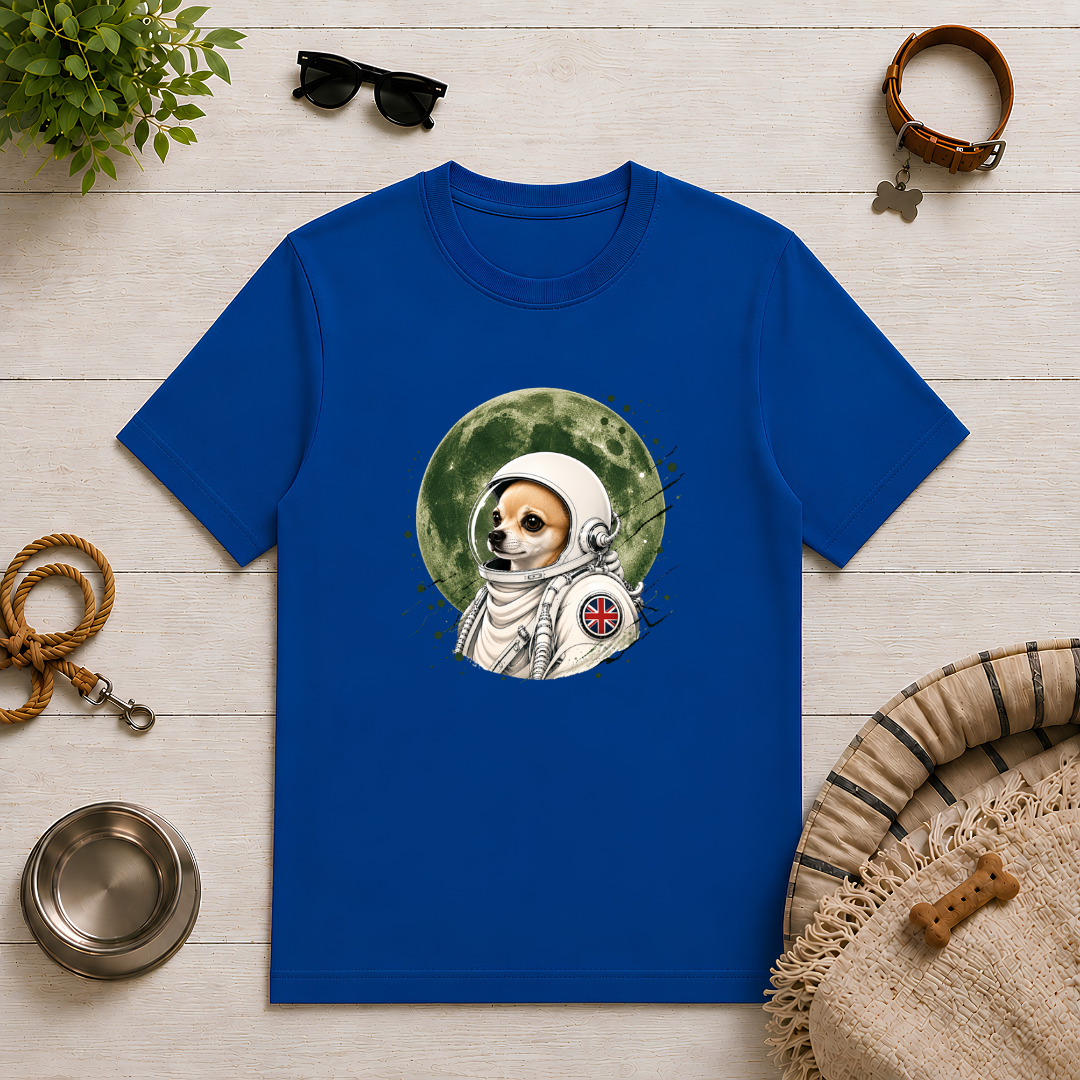 One Small Step for Dogkind – Chihuahua Astronaut T-Shirt