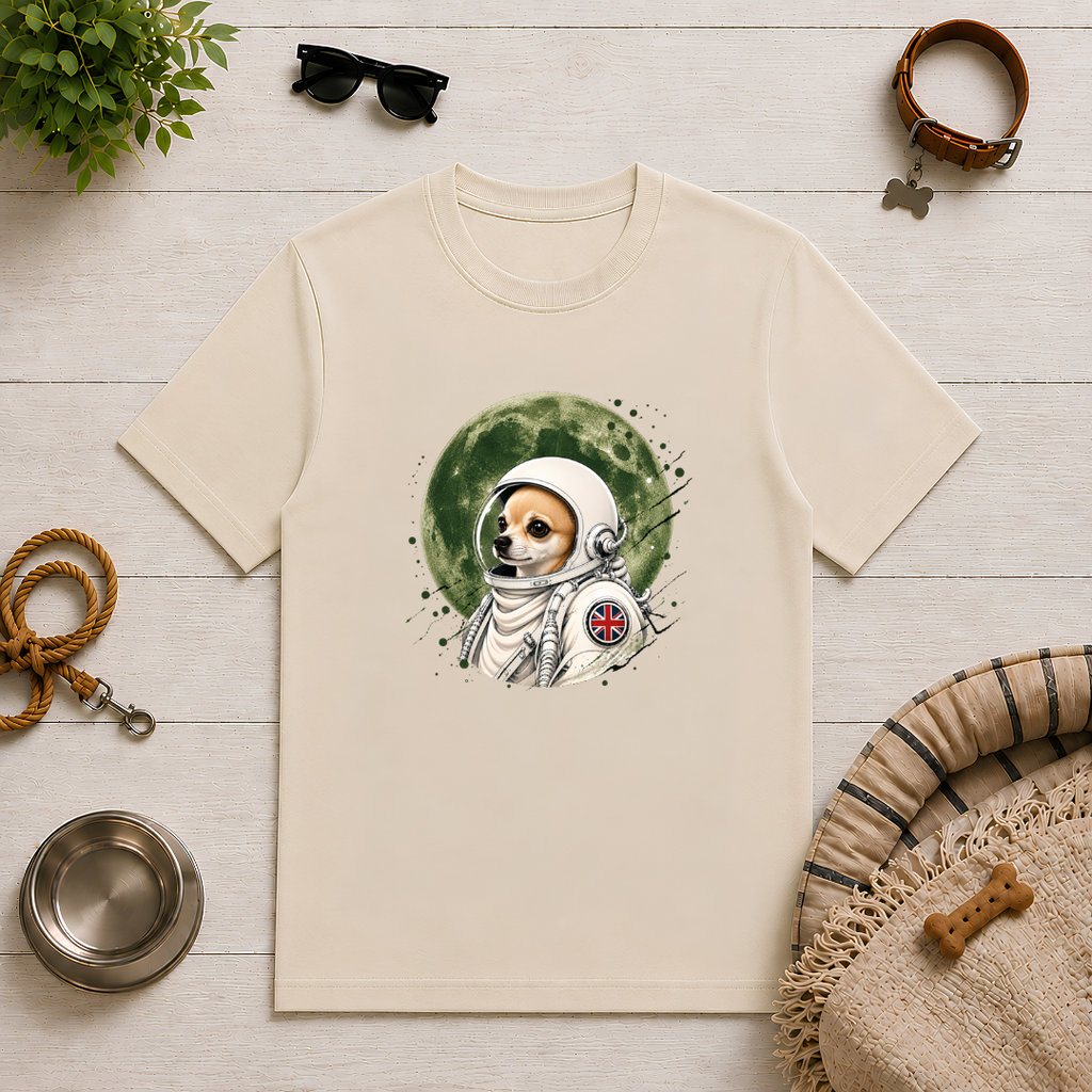 One Small Step for Dogkind – Chihuahua Astronaut T-Shirt