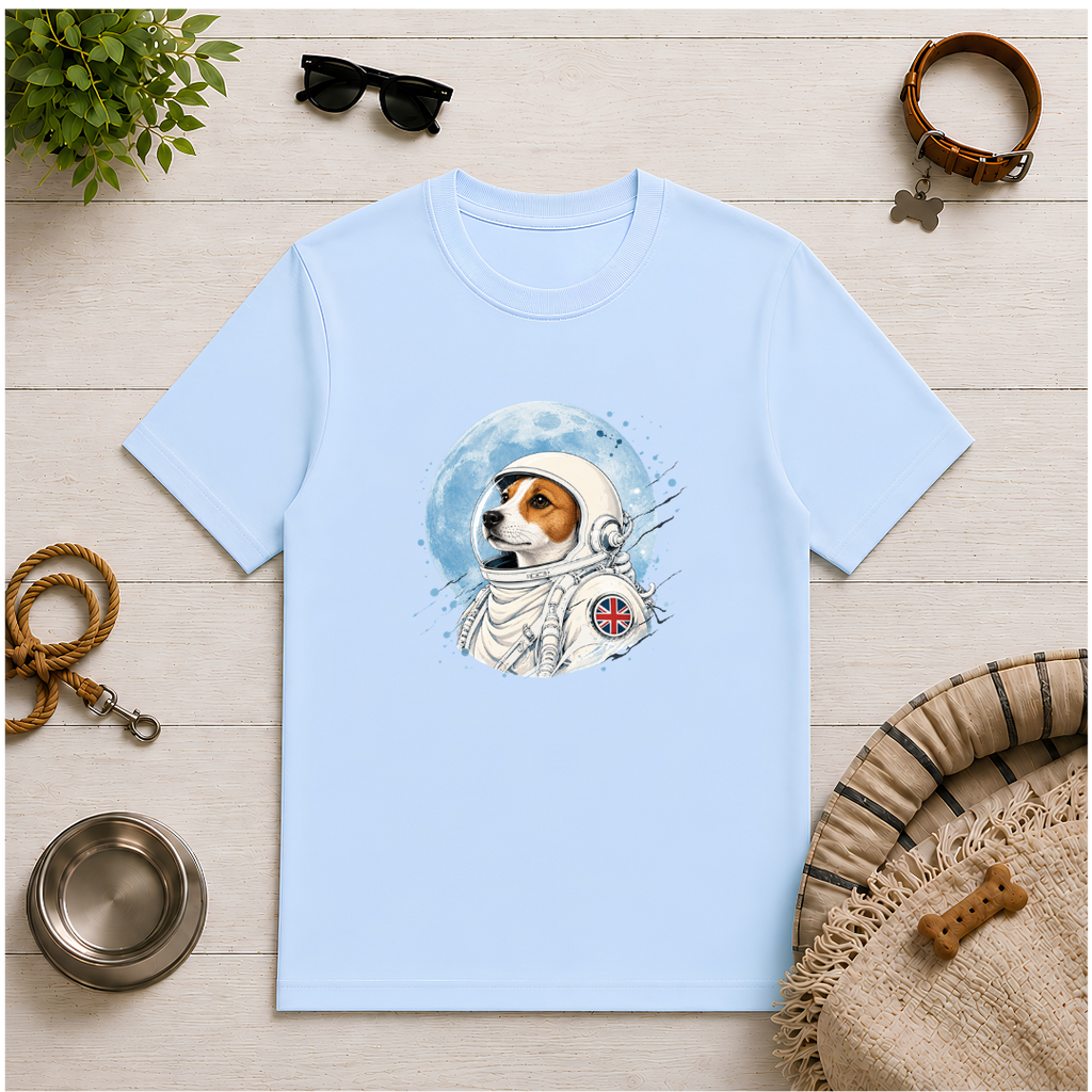 One Small Step for Dogkind – Jack Russell Astronaut T-Shirt