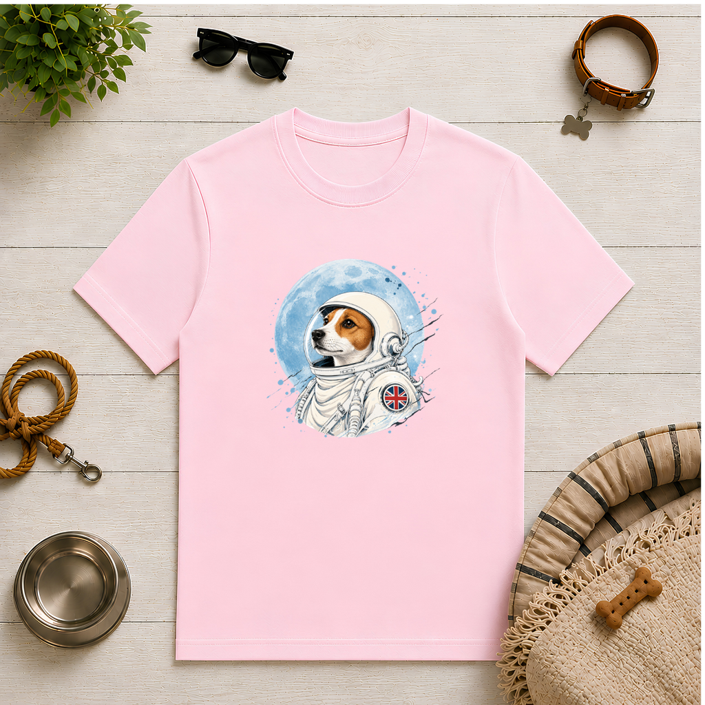 One Small Step for Dogkind – Jack Russell Astronaut T-Shirt