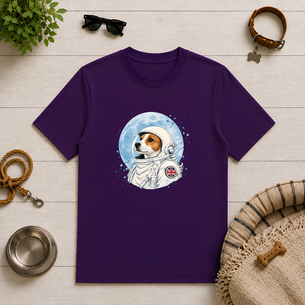 One Small Step for Dogkind – Jack Russell Astronaut T-Shirt