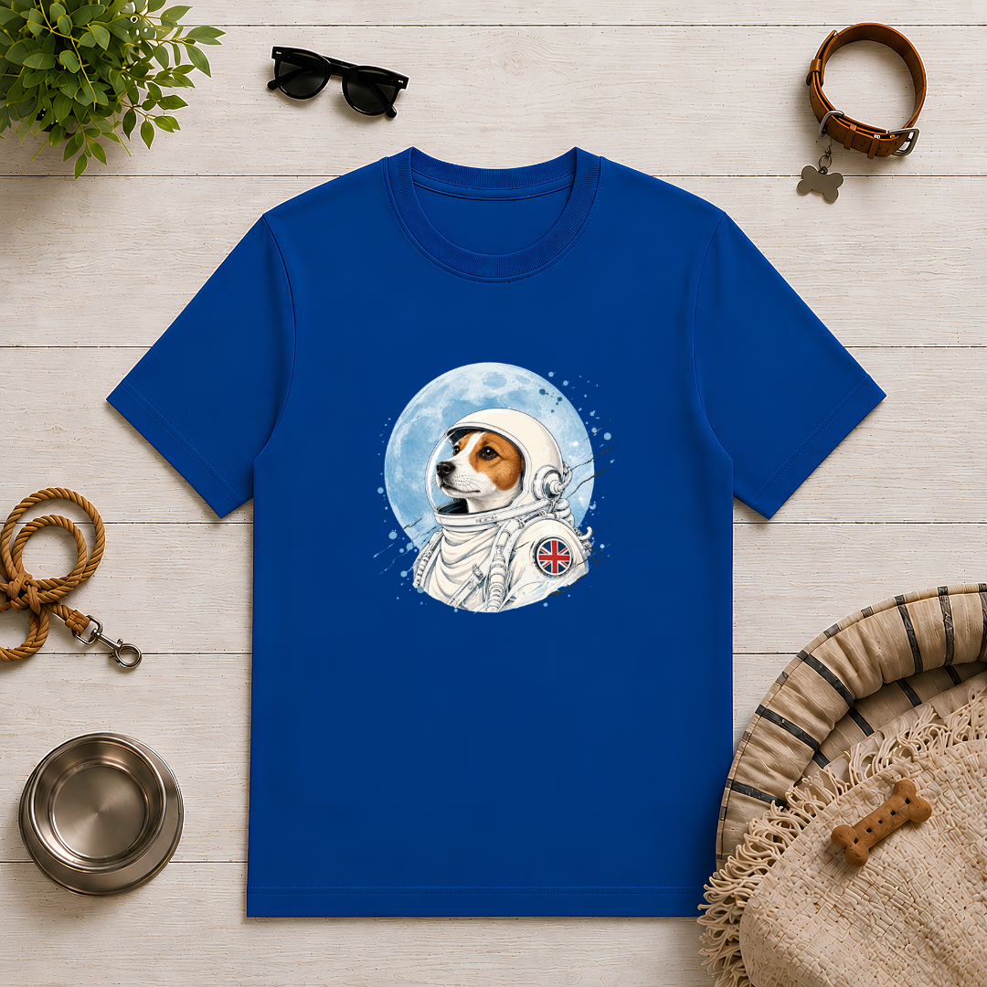 One Small Step for Dogkind – Jack Russell Astronaut T-Shirt