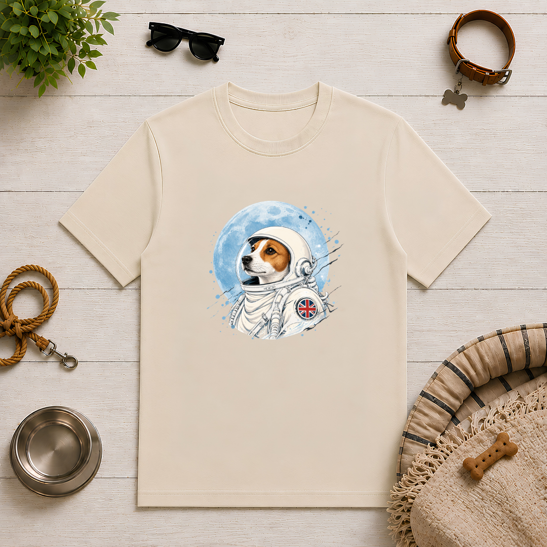One Small Step for Dogkind – Jack Russell Astronaut T-Shirt