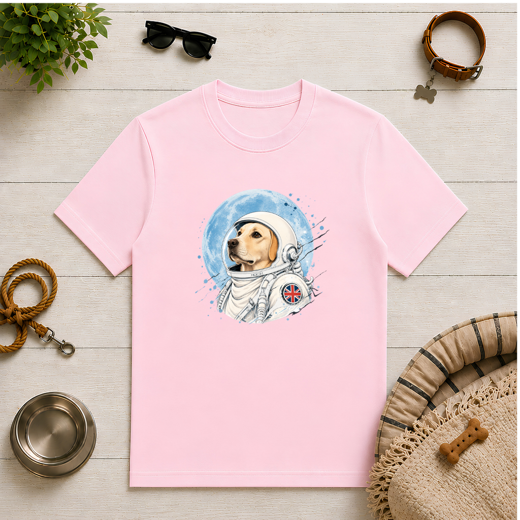 One Small Step for Dogkind – Labrador Astronaut T-Shirt